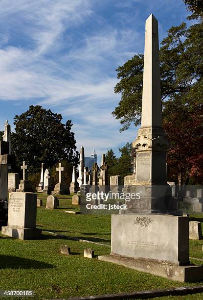 歴史あるオークウッド墓地 - raleigh ストックフォトと画像