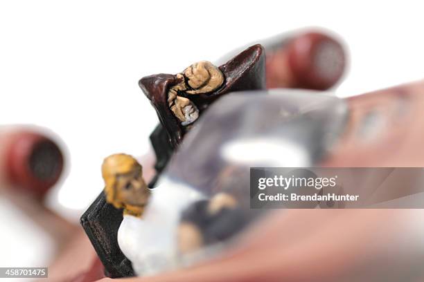 luke and ben race to save the princess - obi wan kenobi stock pictures, royalty-free photos & images