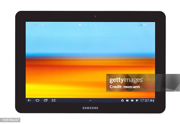 samsung galaxy tab 10.1 - samsung stock pictures, royalty-free photos & images