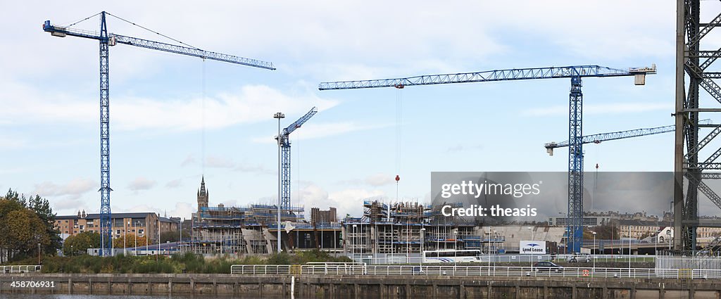 Construcción de la Arena, Glasgow, Escocia BAÑERA