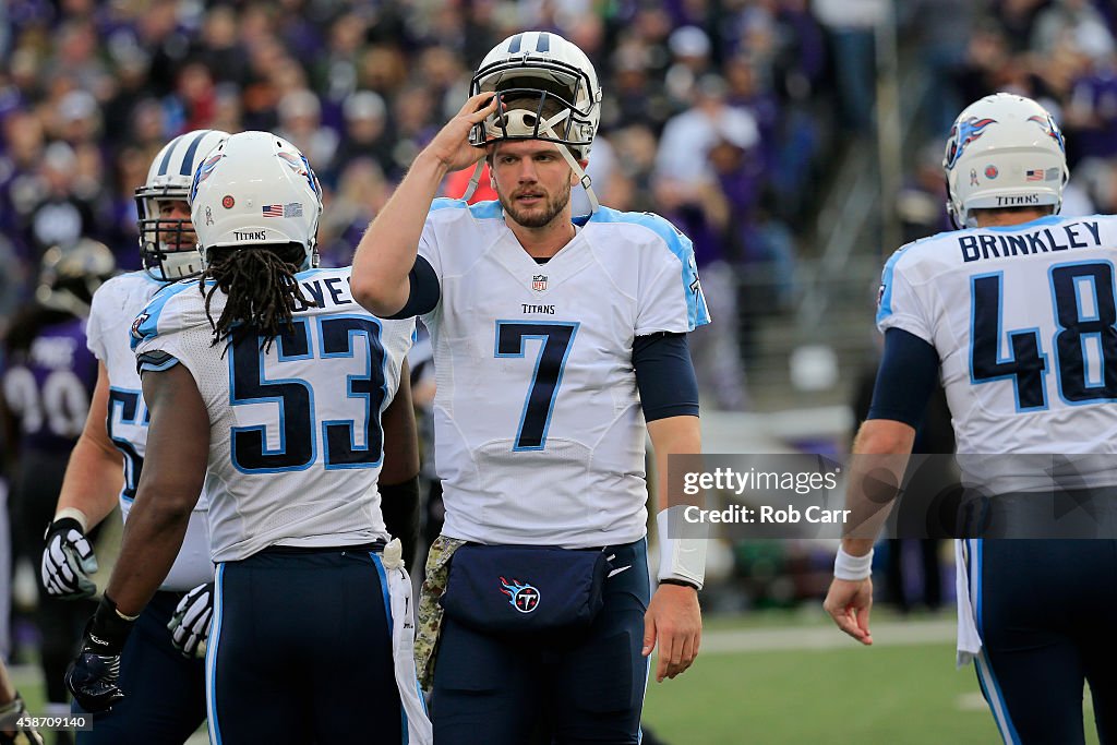 Tennessee Titans v Baltimore Ravens