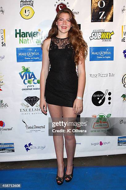 Actress Abigail Hargrove attends Make-A-Wish Foundation's Star for a night celebrity benefit at The Vortex on November 8, 2014 in Los Angeles,...