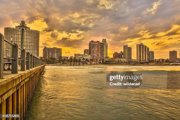 durban skyline - durban stock pictures, royalty-free photos & images