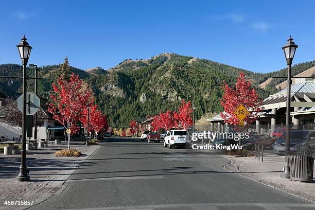 sun valley in idaho - sun valley foto e immagini stock