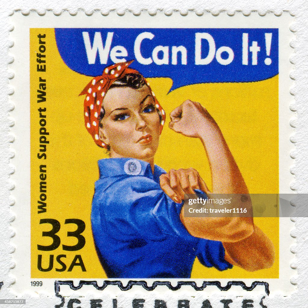 Rosie The Riveter Stamp