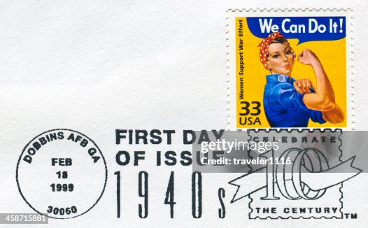 Rosie The Riveter Stamp