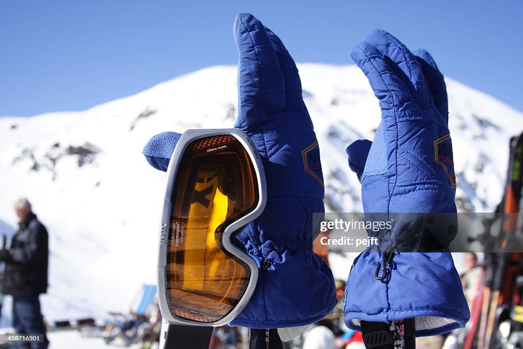 UVEX gafas de esquí en guantes