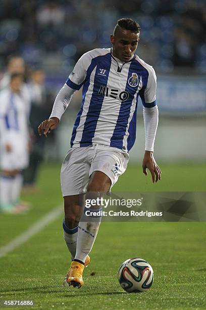 Porto's defender Danilo during the Portuguese First League match between GD Estoril Praia and FC Porto at Estadio Antonio Coimbra da Mota on November...