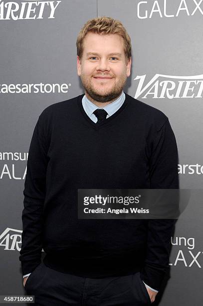 Actor James Corden attends day two of Variety Studio: Actors On Actors presented by Samsung Galaxy on November 9, 2014 in Los Angeles, California.
