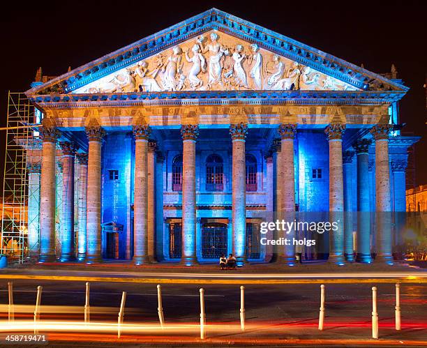 teatro degollado guadalajara, méxico - guadalajara méxico fotografías e imágenes de stock