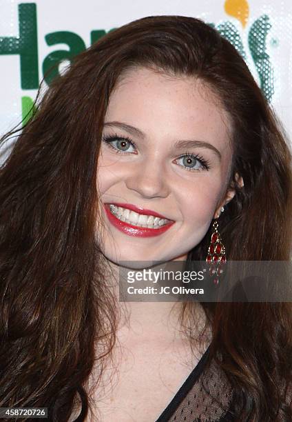 Actress Alex Ann Hopkins attends Make-A-Wish Foundation's Star for a night celebrity benefit at The Vortex on November 8, 2014 in Los Angeles,...