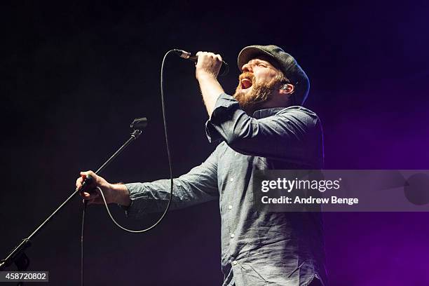 Alex Clare performs on stage at The Ritz, Manchester on November 9, 2014 in Manchester, United Kingdom.