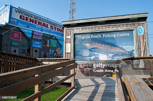 virginia beach fishing center - virginia beach 個照片及圖片檔