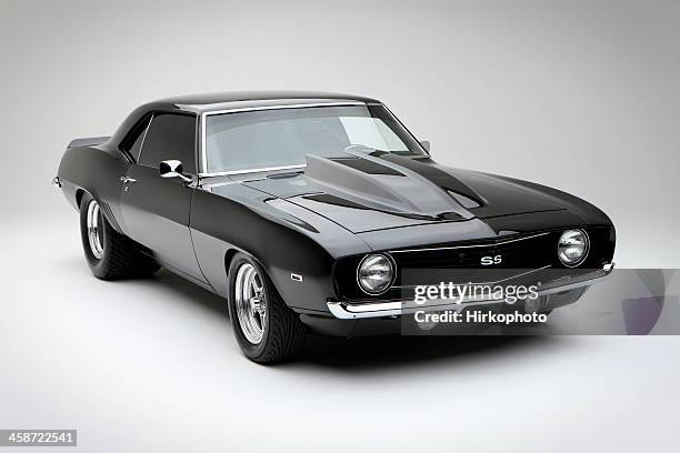 pro stock racer - chevrolet-camaro-super-sport stockfoto's en -beelden