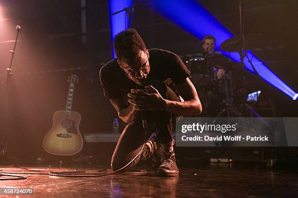 Sway Clarke II performs during Howl Festival at La Gaite Lyrique on November 9, 2014 in Paris, France.