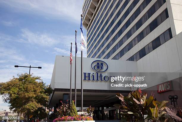 salt lake city hilton - hilton americas hotel stock pictures, royalty-free photos & images