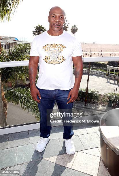 Mike Tyson attends The 2014 American Film Market at the Loews Santa Monica Beach Hotel on November 9, 2014 in Santa Monica, California.