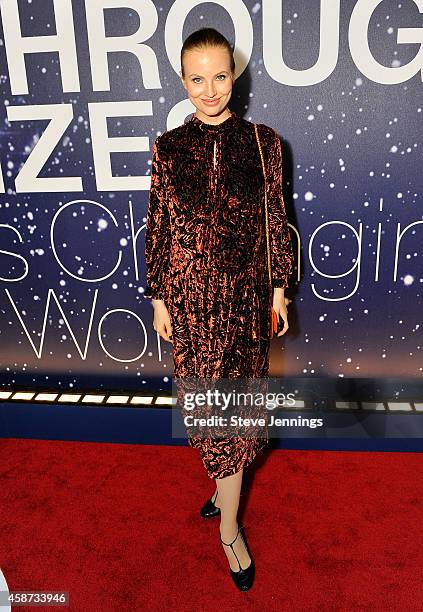 Breakthrough Prize Founder Julia Milner attends the Breakthrough Prize Awards Ceremony Hosted By Seth MacFarlane at NASA Ames Research Center on...