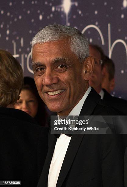 Guests attend the Breakthrough Prize Awards Ceremony Hosted By Seth MacFarlane at NASA Ames Research Center on November 9, 2014 in Mountain View,...