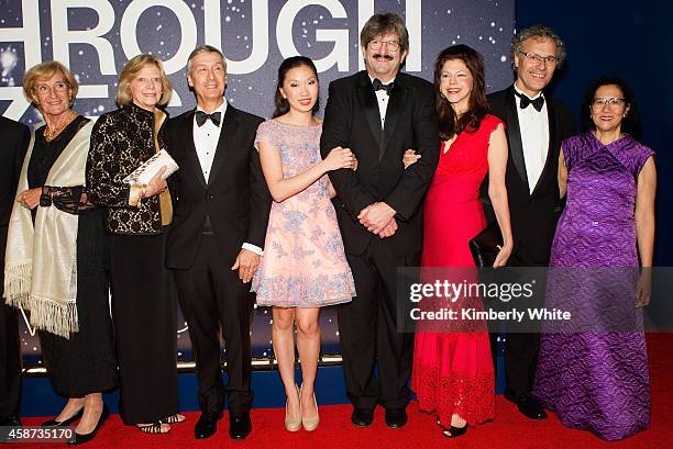 Guests attend the Breakthrough Prize Awards Ceremony Hosted By Seth MacFarlane at NASA Ames Research Center on November 9, 2014 in Mountain View,...