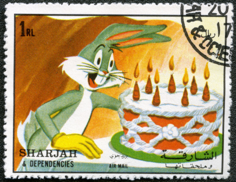 Postage stamp Sharjah & Dependencies 1972 Bugs Bunny Warner Brothers