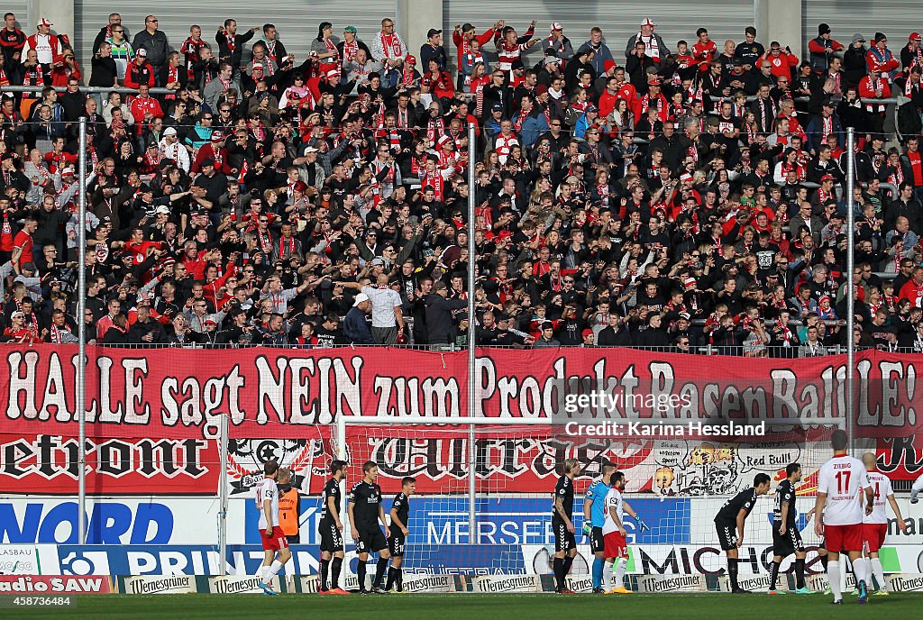 Hallescher FC v SG Sonnenhof-Grossaspach - 3. Liga