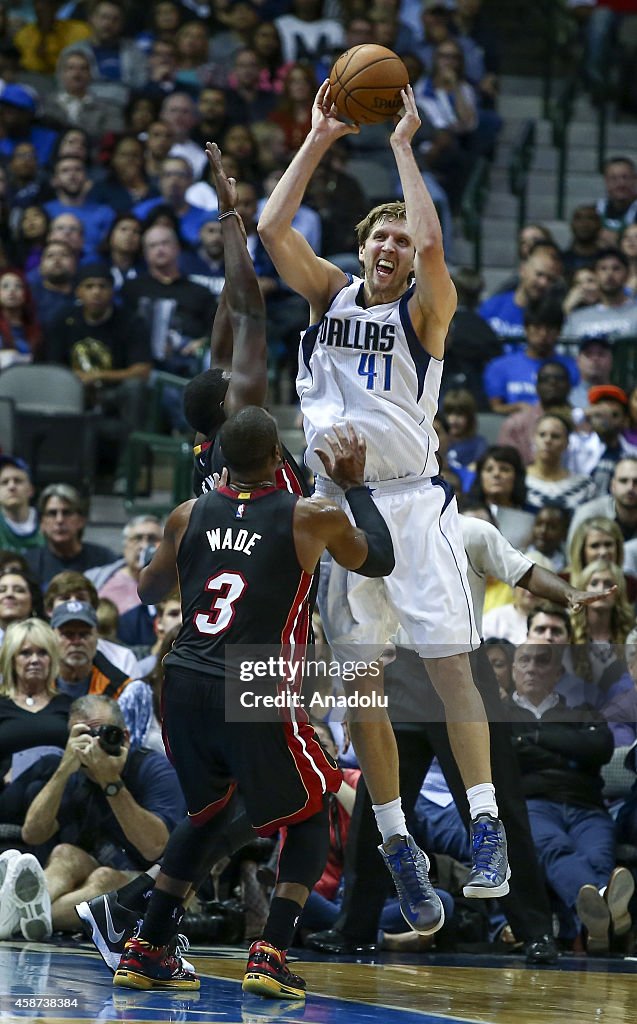 Dallas Mavericks v Miami Heat