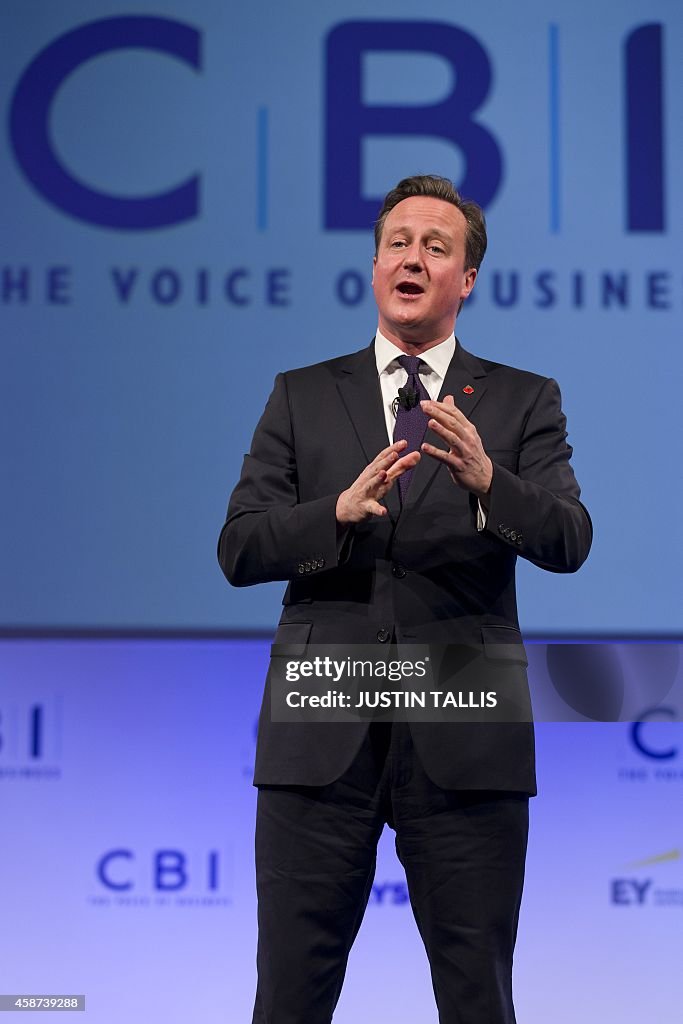 BRITAIN-ECONOMY-BUSINESS-CONFERENCE-CBI