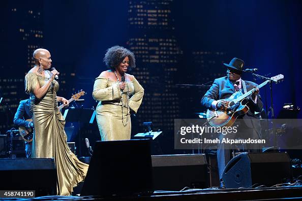 Taj Reeves Singers Dee Dee Bridgewater and Dianne Reeves with musician Taj Mahal ...