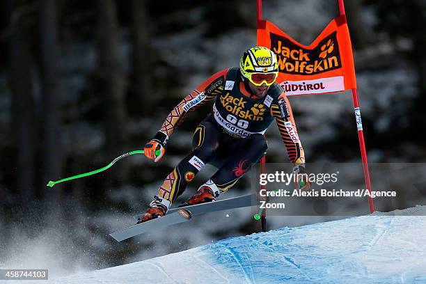 Manuel Osborne-Paradis of Canada during the Audi FIS Alpine Ski World Cup Men's Downhill on December 21, 2013 in Val Gardena, Italy.