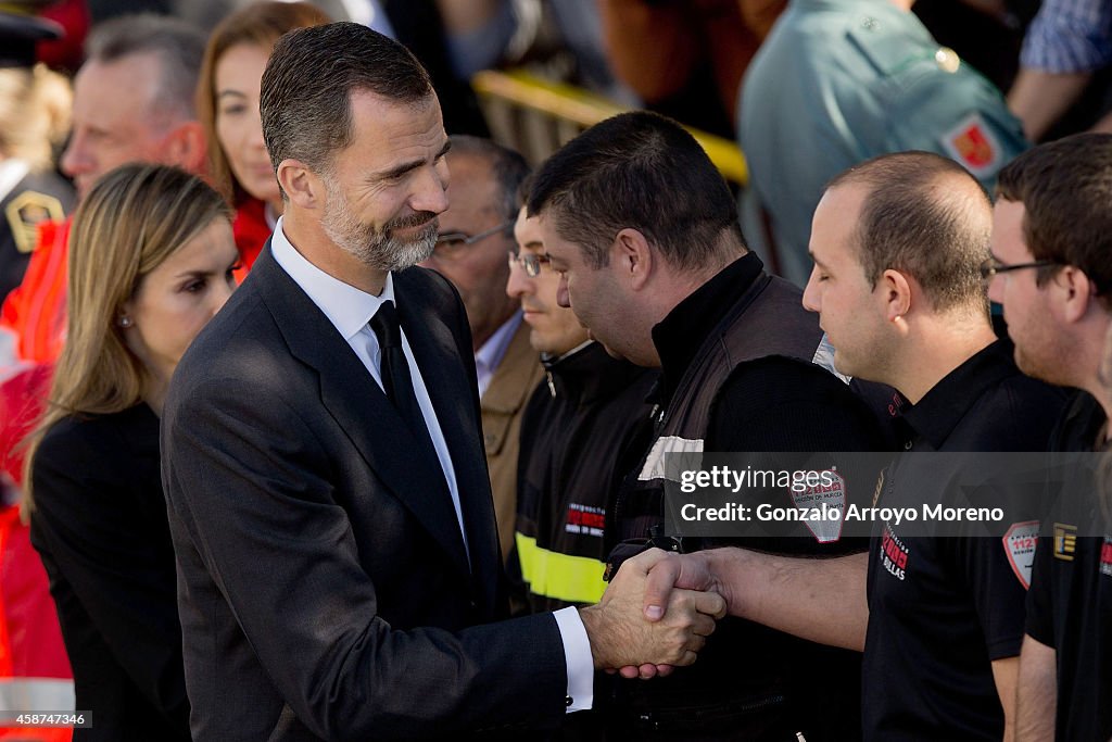 Funeral for the 14 Dead In Bus Accident In Murcia Region