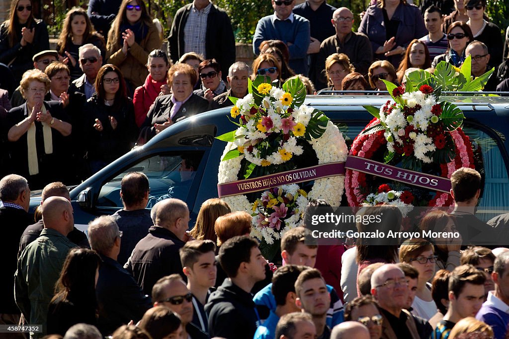 Funeral for the 14 Dead In Bus Accident In Murcia Region