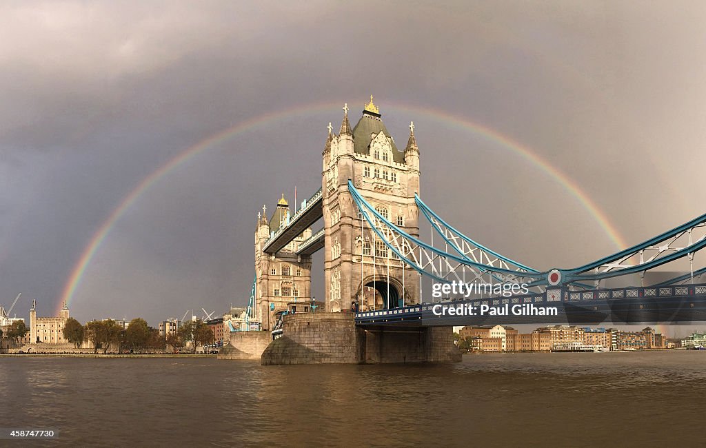 Ranbow Over Tower Bridge