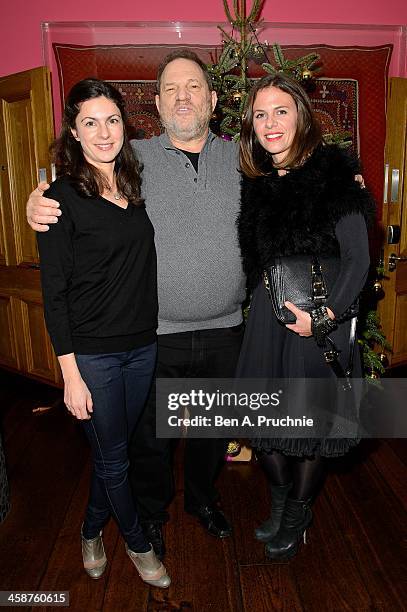 Harvey Weinstein attends the August: Osage County drinks & screening at Soho Hotel on December 21, 2013 in London, England.