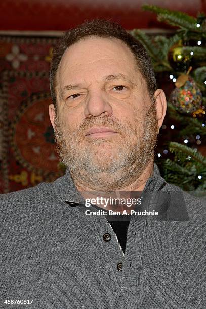 Harvey Weinstein attends the August: Osage County drinks & screening at Soho Hotel on December 21, 2013 in London, England.