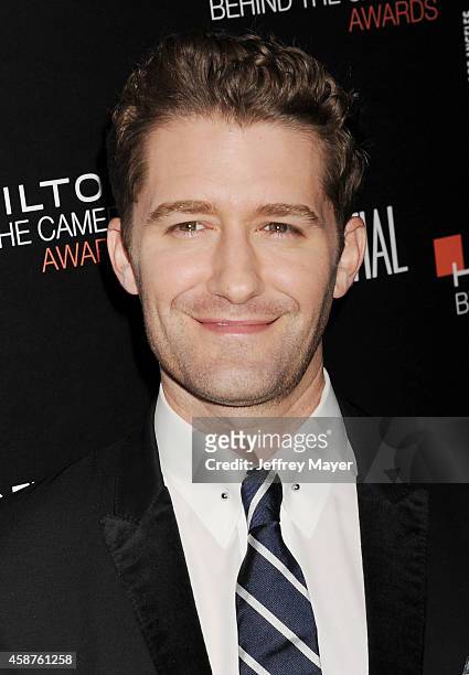 Actor Matthew Morrison attends the 8th Annual Hamilton Behind The Camera Awards at The Wilshire Ebell Theatre on November 9, 2014 in Los Angeles,...