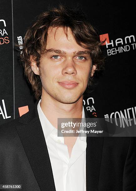 Actor Ellar Coltrane attends the 8th Annual Hamilton Behind The Camera Awards at The Wilshire Ebell Theatre on November 9, 2014 in Los Angeles,...