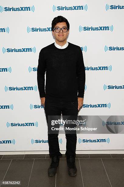 Alvin Risk visits SiriusXM Studios on November 10, 2014 in New York City.