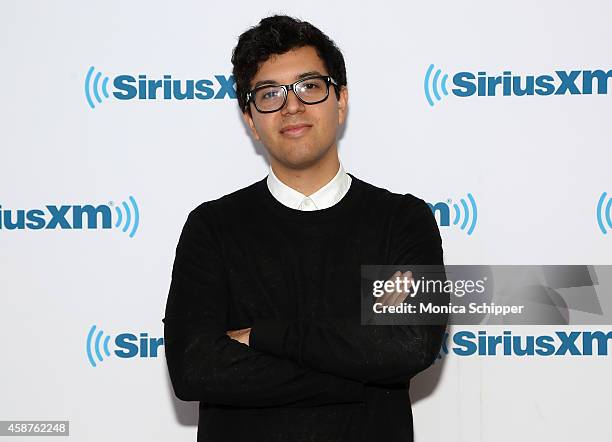 Alvin Risk visits SiriusXM Studios on November 10, 2014 in New York City.