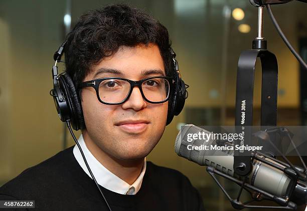Alvin Risk visits SiriusXM Studios on November 10, 2014 in New York City.