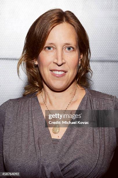 American businesswoman and CEO of YouTube, Susan Wojcicki is photographed at the Vanity Fair New Establishment Summit on October 8, 2014 in San...