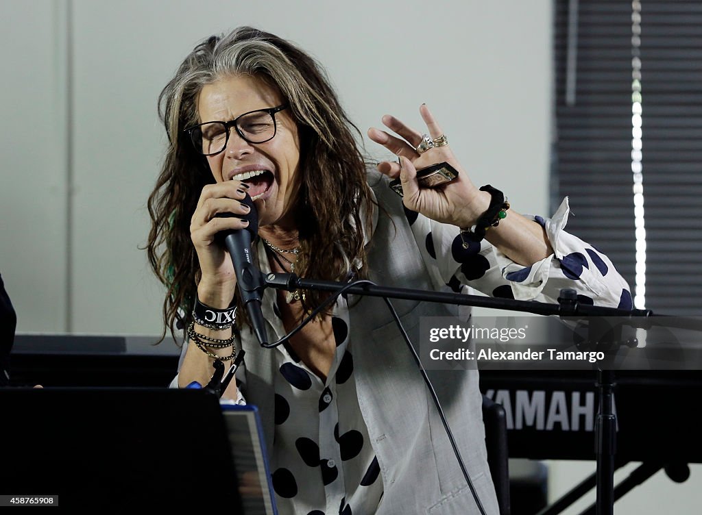 Steven Tyler Guest Speaker At Recovery Unplugged