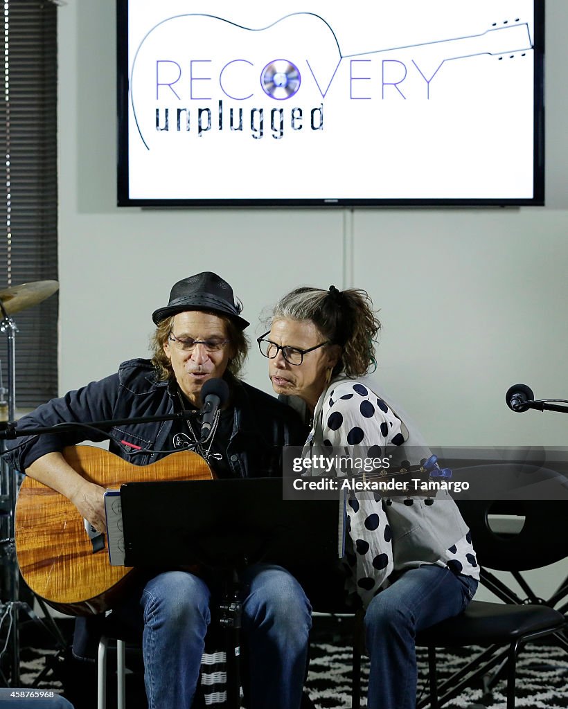 Steven Tyler Guest Speaker At Recovery Unplugged