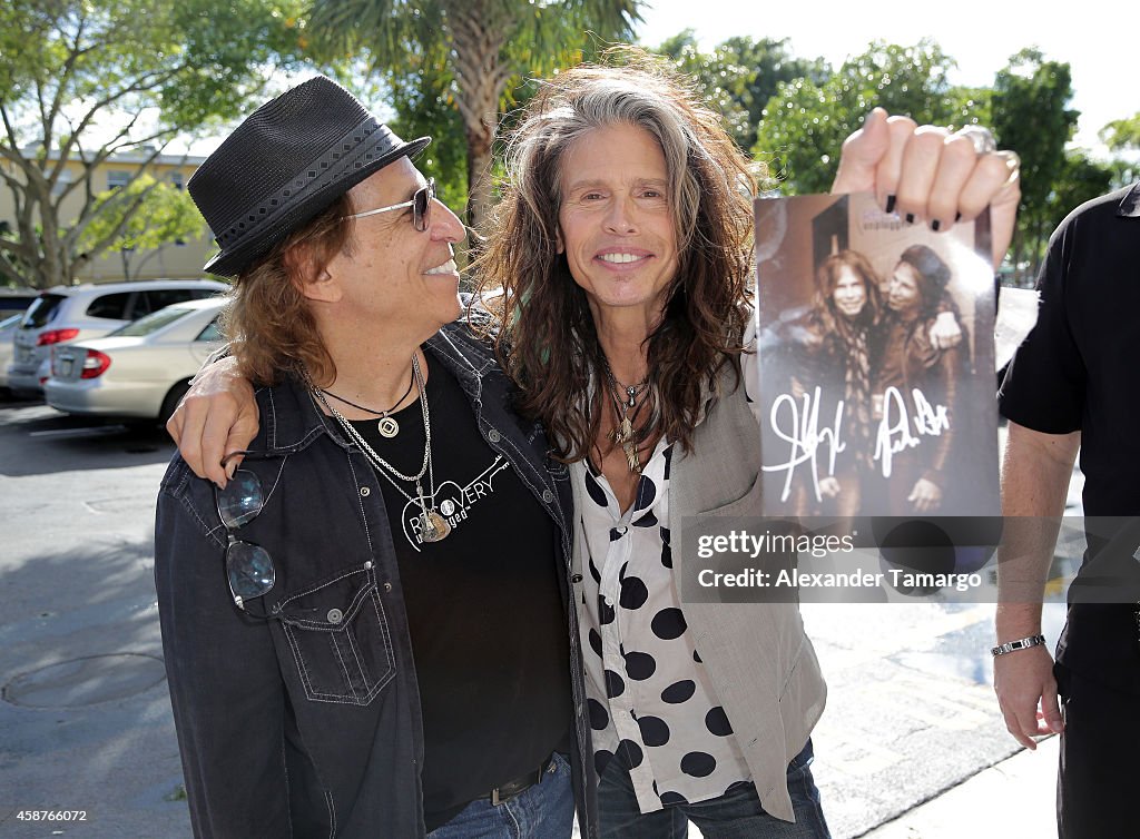 Steven Tyler Guest Speaker At Recovery Unplugged