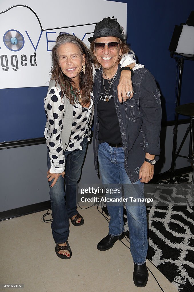 Steven Tyler Guest Speaker At Recovery Unplugged