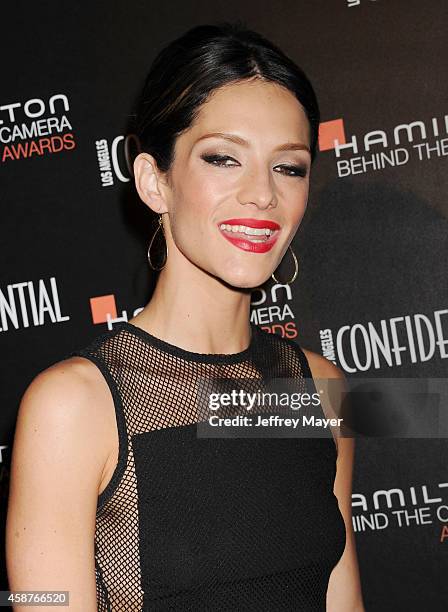 Actress Sandra Vergara attends the 8th Annual Hamilton Behind The Camera Awards at The Wilshire Ebell Theatre on November 9, 2014 in Los Angeles,...