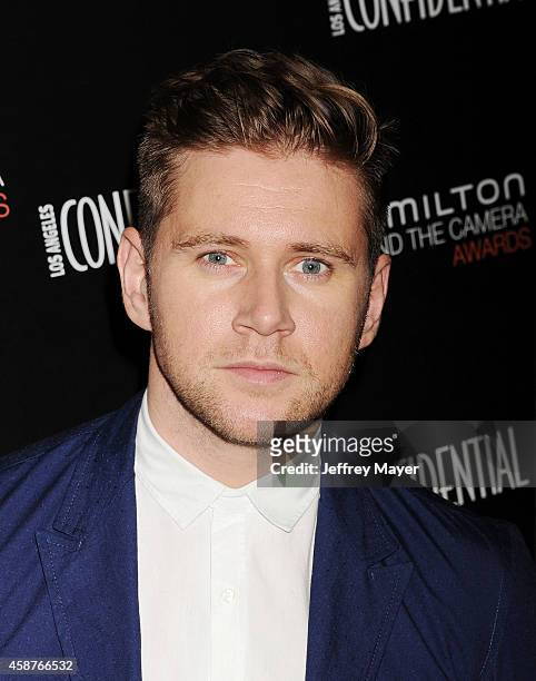 Actor Allen Leech attends the 8th Annual Hamilton Behind The Camera Awards at The Wilshire Ebell Theatre on November 9, 2014 in Los Angeles,...