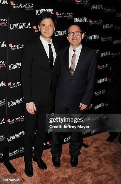 Honoree/director Bennett Miller and Co-President and Co-Founder of Sony Pictures Classics Michael Barker attend the 8th Annual Hamilton Behind The...