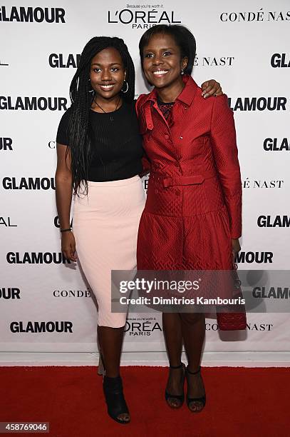 Leila Roker and Deborah Roberts attend the Glamour 2014 Women Of The Year Awards at Carnegie Hall on November 10, 2014 in New York City.