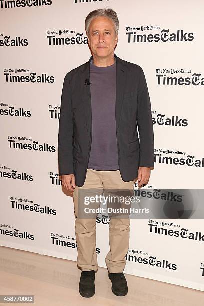 Jon Stewart at TheTimesCenter on November 10, 2014 in New York City.